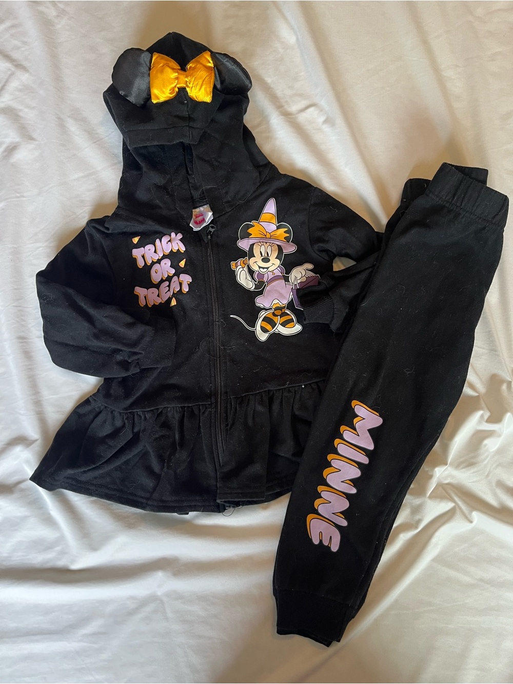 Disney Black and Gold Minnie Mouse Trick-or-Treat Costume Set